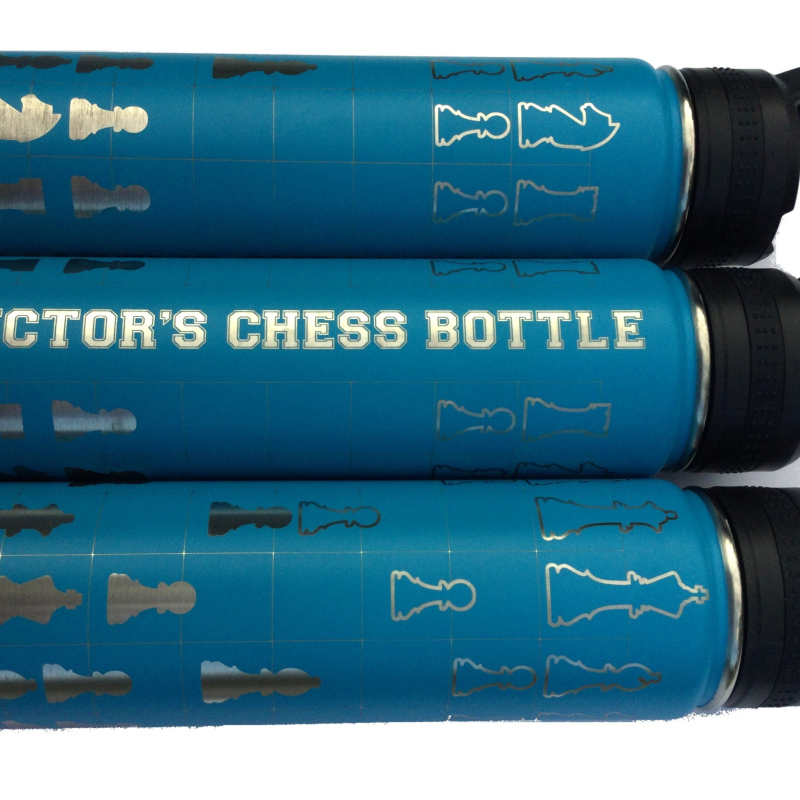 Chess water bottle 24 oz. (710 ml) 