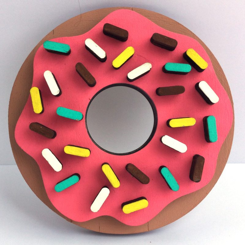 Wooden doughnut