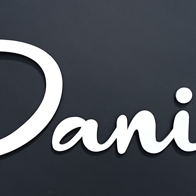 30'' Wooden name sign 6 mm