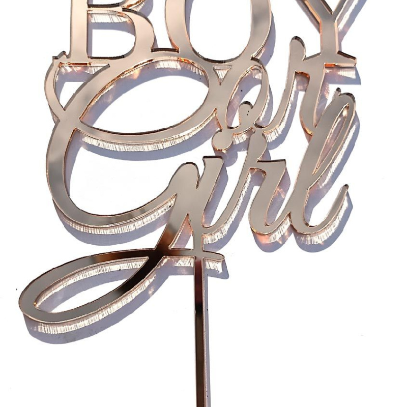 "Boy or Girl" Cake Topper