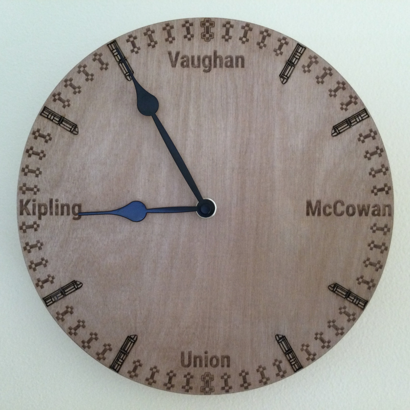 25 cm TTC clock 