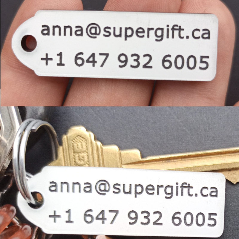 45x15 mm key tag